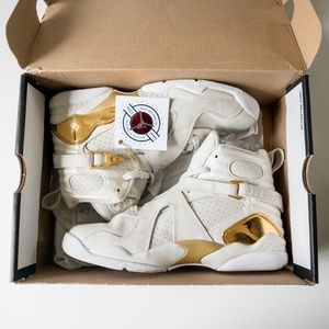 Air Jordan 8 Retro C&C Cream & Gold